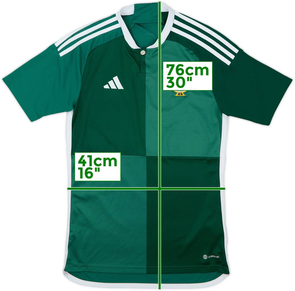 2022-24 Northern Ireland Home Shirt - 9/10 - (S)