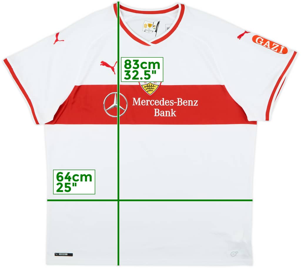 2018-19 Stuttgart Home Shirt - 10/10 - (3XL)