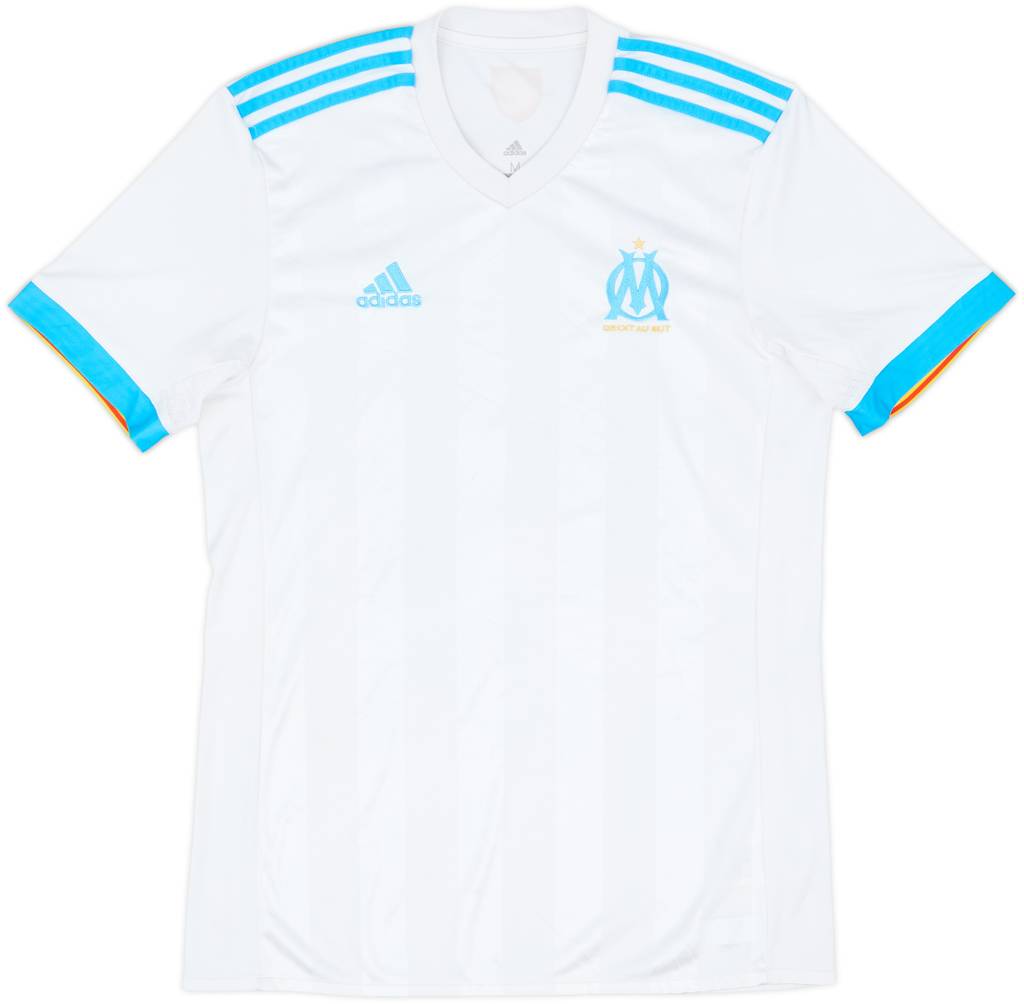2017-18 Olympique Marseille Home Shirt - 8/10 - (M)