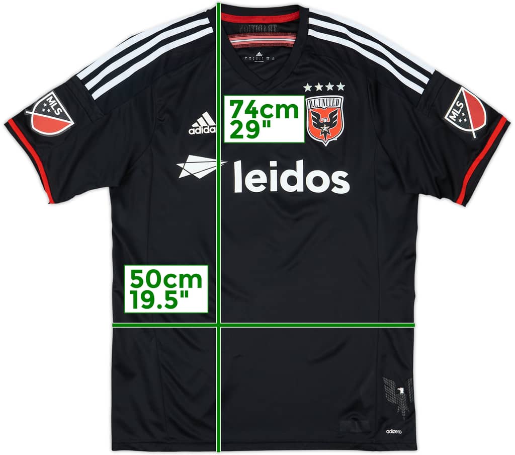 2014-15 DC United Authentic Home Shirt - 8/10 - (L)