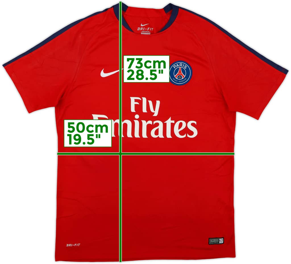 2016-17 Paris Saint-Germain Nike Training Shirt - 8/10 - (L)
