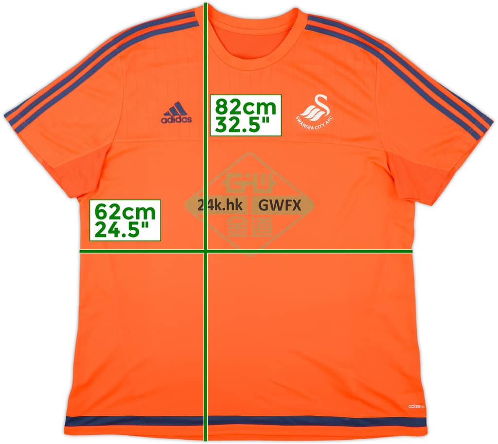 2015-16 Swansea adizero Training Shirt - 10/10 - (XXL)