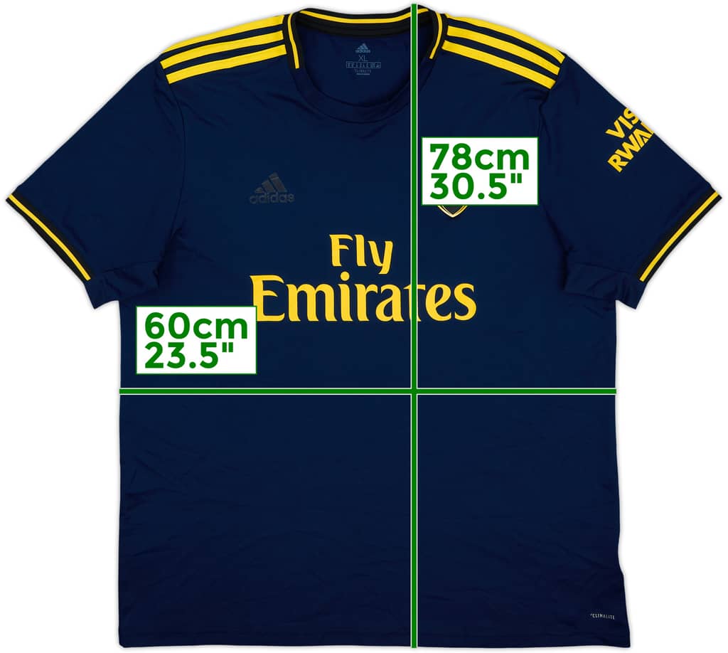 2019-20 Arsenal Third Shirt - 4/10 - (XL)