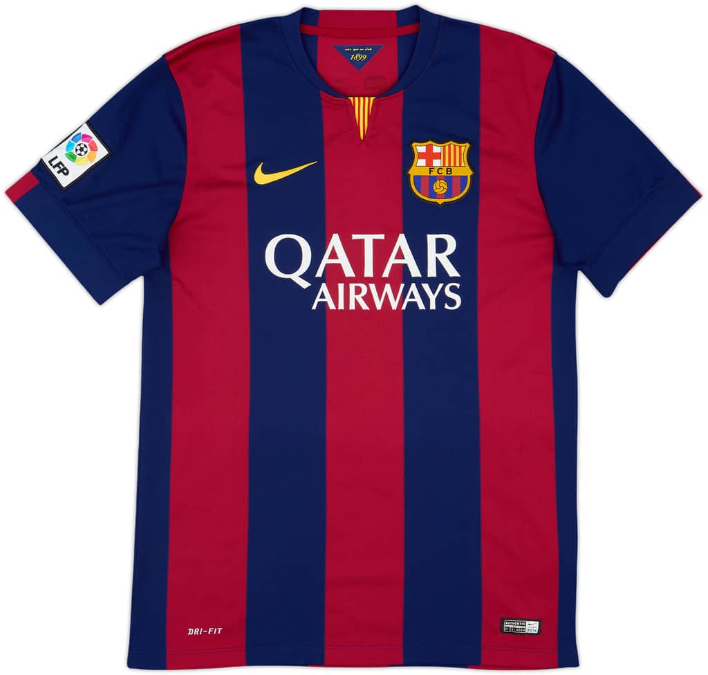 2014-15 Barcelona Home Shirt Neymar Jr #11 - 8/10 - (S)