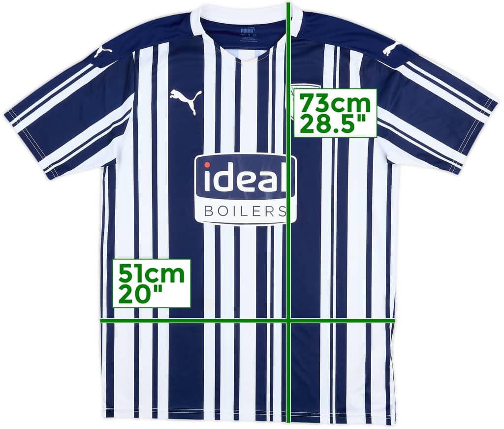2020-21 West Brom Home Shirt - 8/10 - (L)