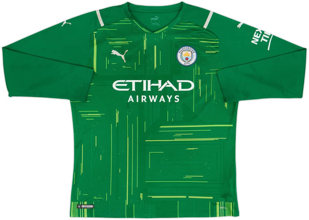 2021-22 Manchester City GK Shirt - 5/10 - (XL)