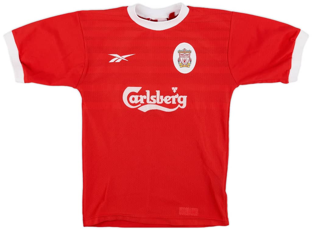 1998-00 Liverpool Home Shirt - 8/10 - (L.Boys)