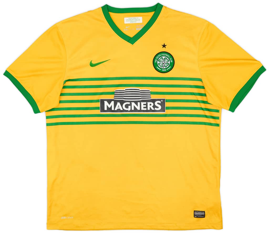 2013-14 Celtic Away Shirt Virgil #5 - 8/10 - (XL)