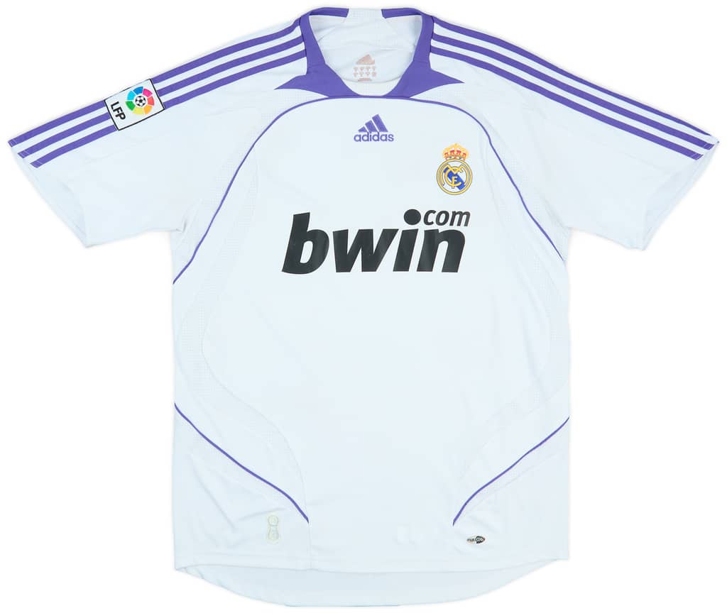 2007-08 Real Madrid Home Shirt - 7/10 - (M)