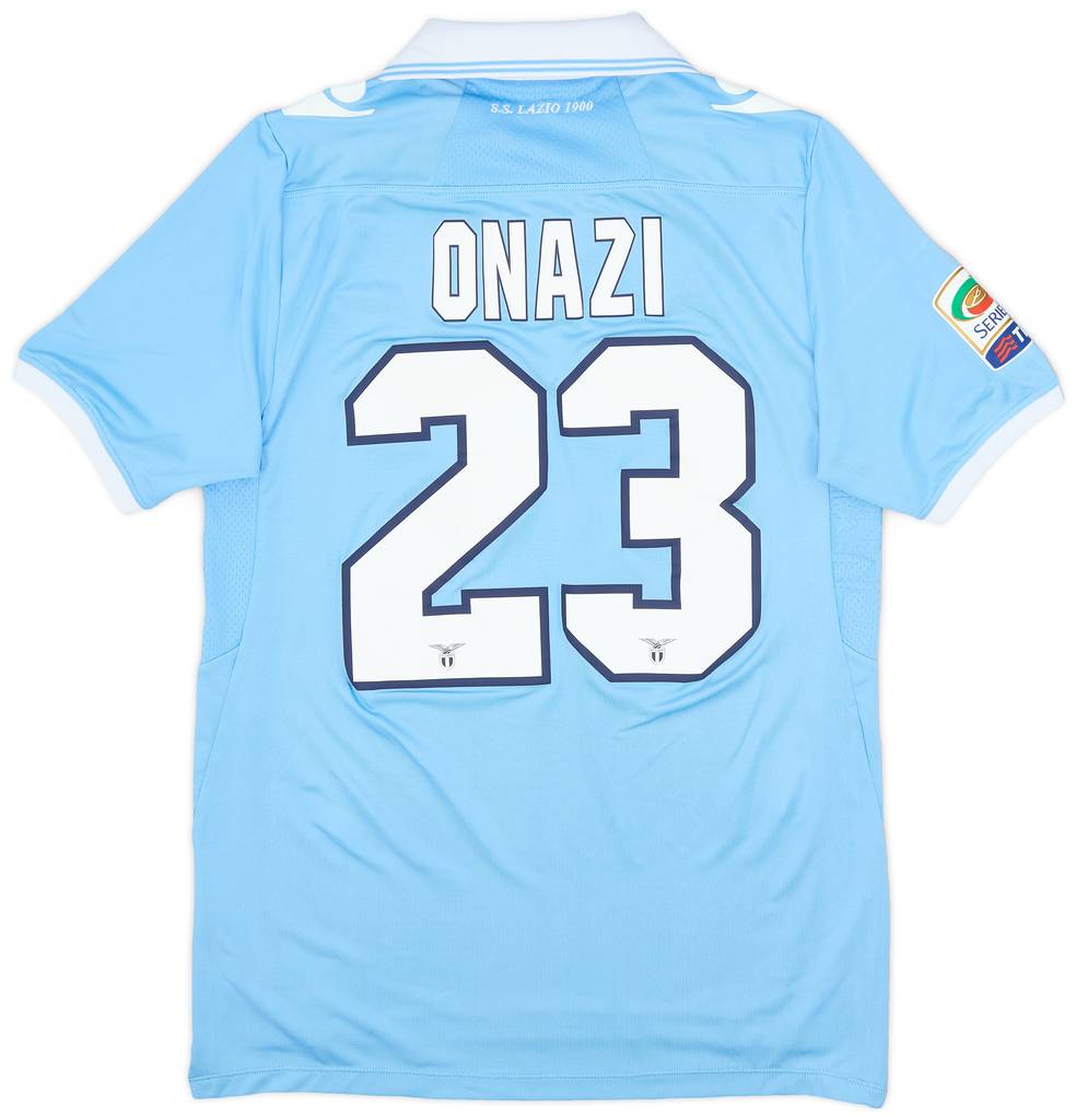 2012-13 Lazio Match Issue Home Shirt Onazi #23