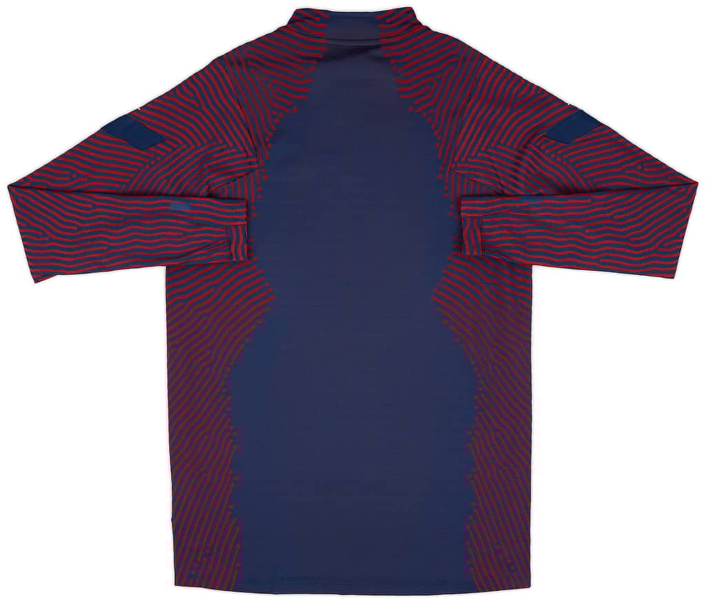 2020-21 Paris Saint-Germain Player Issue Vaporknit 1/4 Zip Training Top