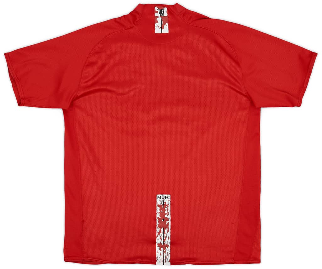 2007-09 Manchester United Home Shirt - 5/10 - (XL)