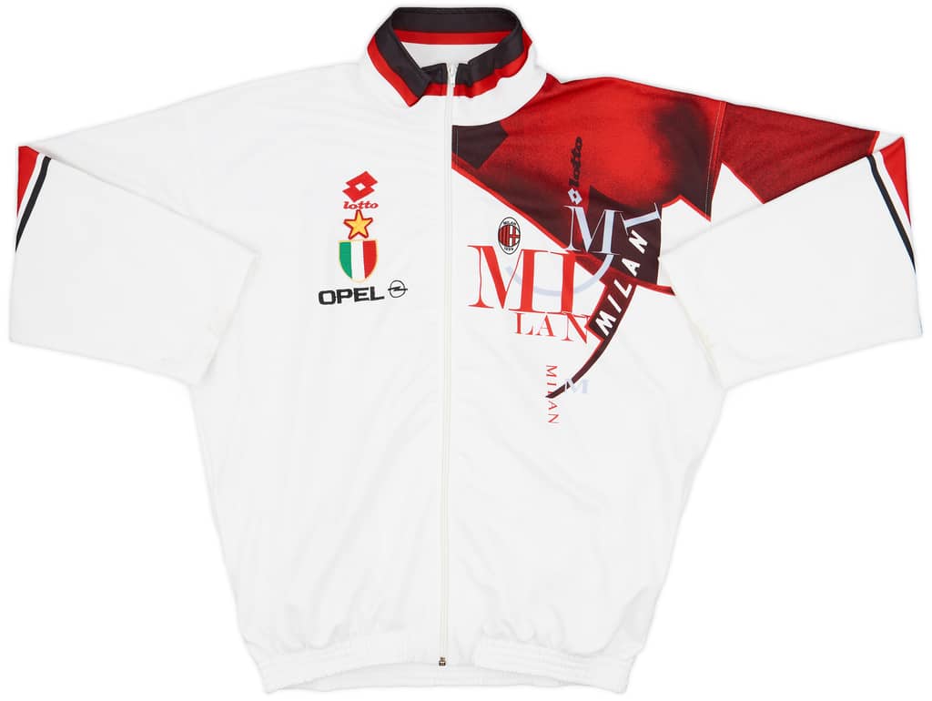 1993-94 AC Milan Lotto Track Jacket - 7/10 - (XXL)