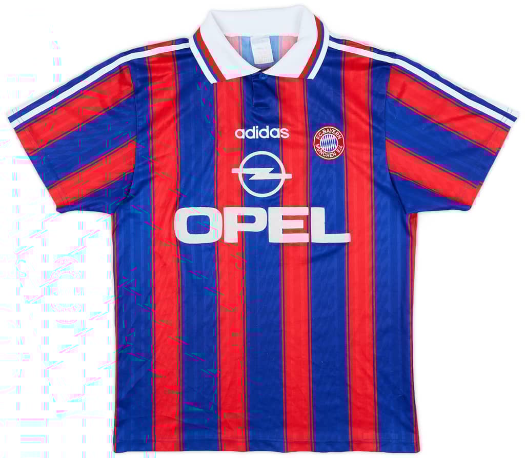 1995-97 Bayern Munich Home Shirt Ziege #17 - 8/10 - (S)