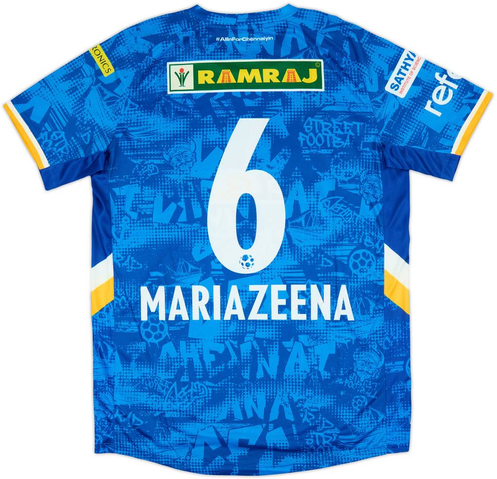 2024-25 Chennaiyin FC Home Shirt Mariazeena #6 (XL)