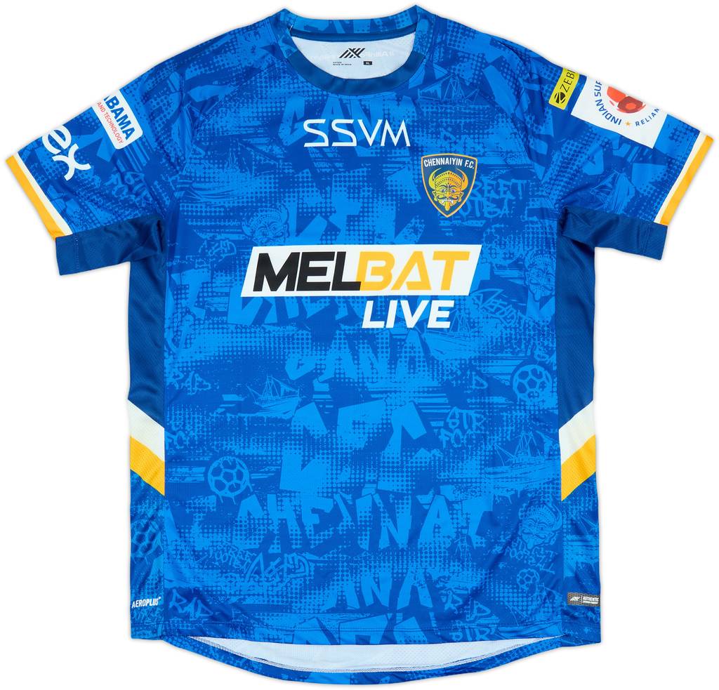 2024-25 Chennaiyin FC Home Shirt Elsinho #5 (XL)