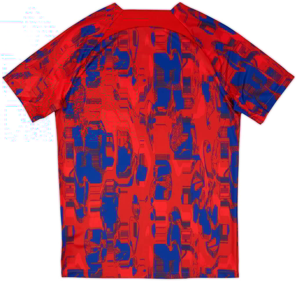 2023-24 Atletico Madrid Nike Pre-Match Shirt