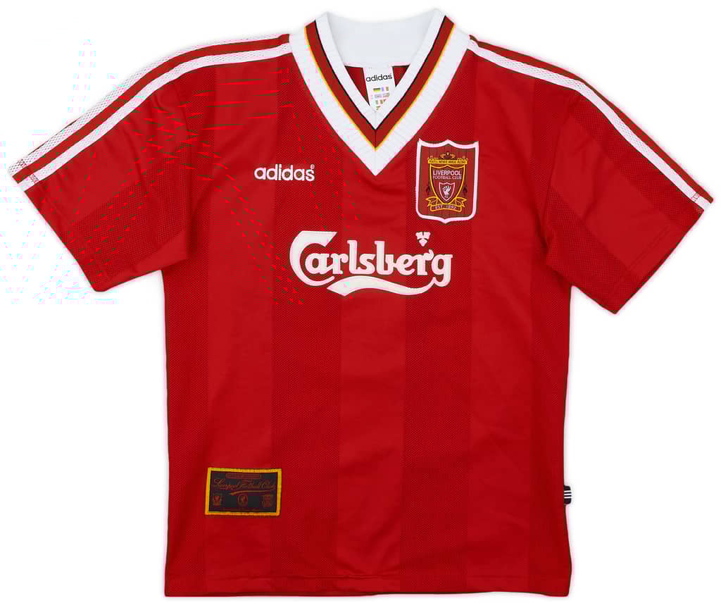 1995-96 Liverpool Home Shirt - 7/10 - (Y)