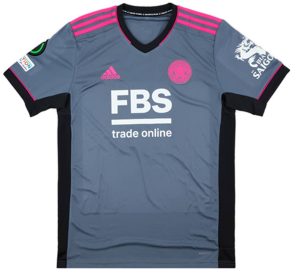 2021-22 Leicester Match Issue Conference League Third Shirt Justin #2
