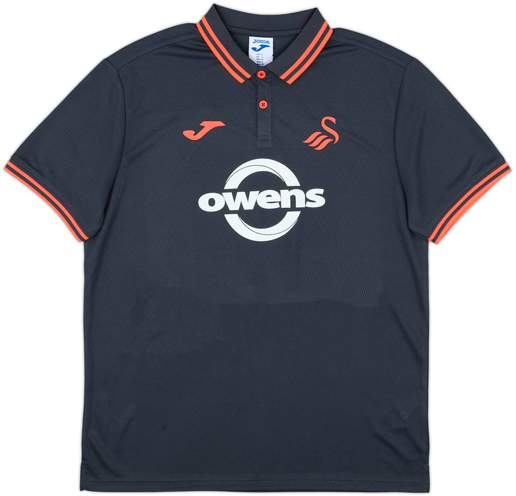 2023-24 Swansea City Joma Polo T-Shirt (M)