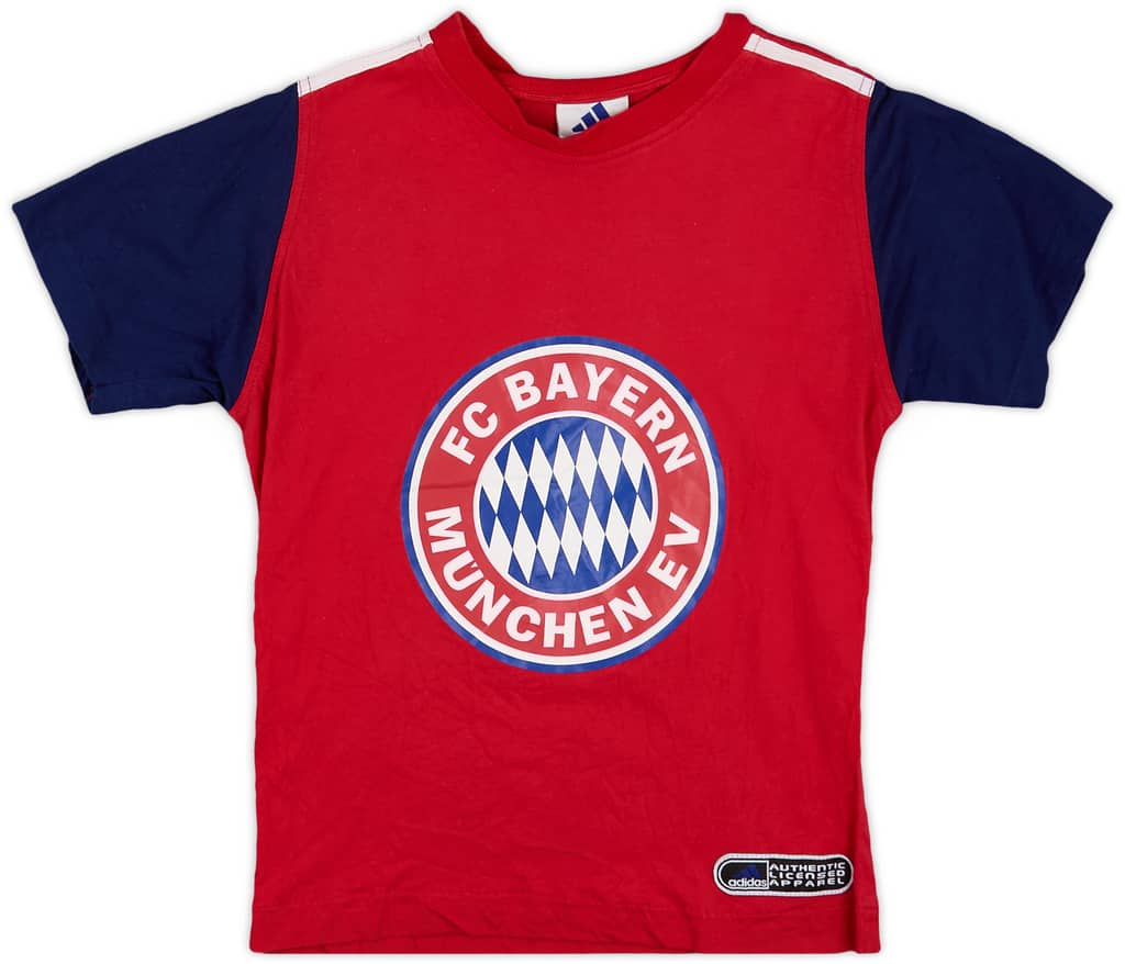 1999-00 Bayern Munich adidas Graphic Tee - 6/10 - (M.Boys)