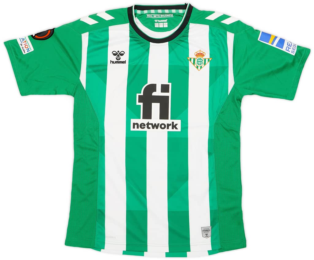 2022-23 Real Betis Match Issue Europa League Home Shirt Juanmi #7