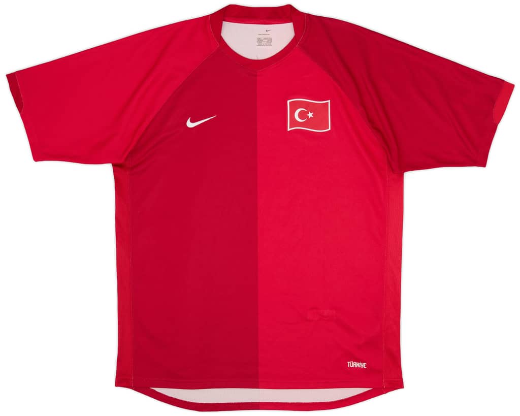 2006-08 Turkey Home Shirt - 8/10 - (L)