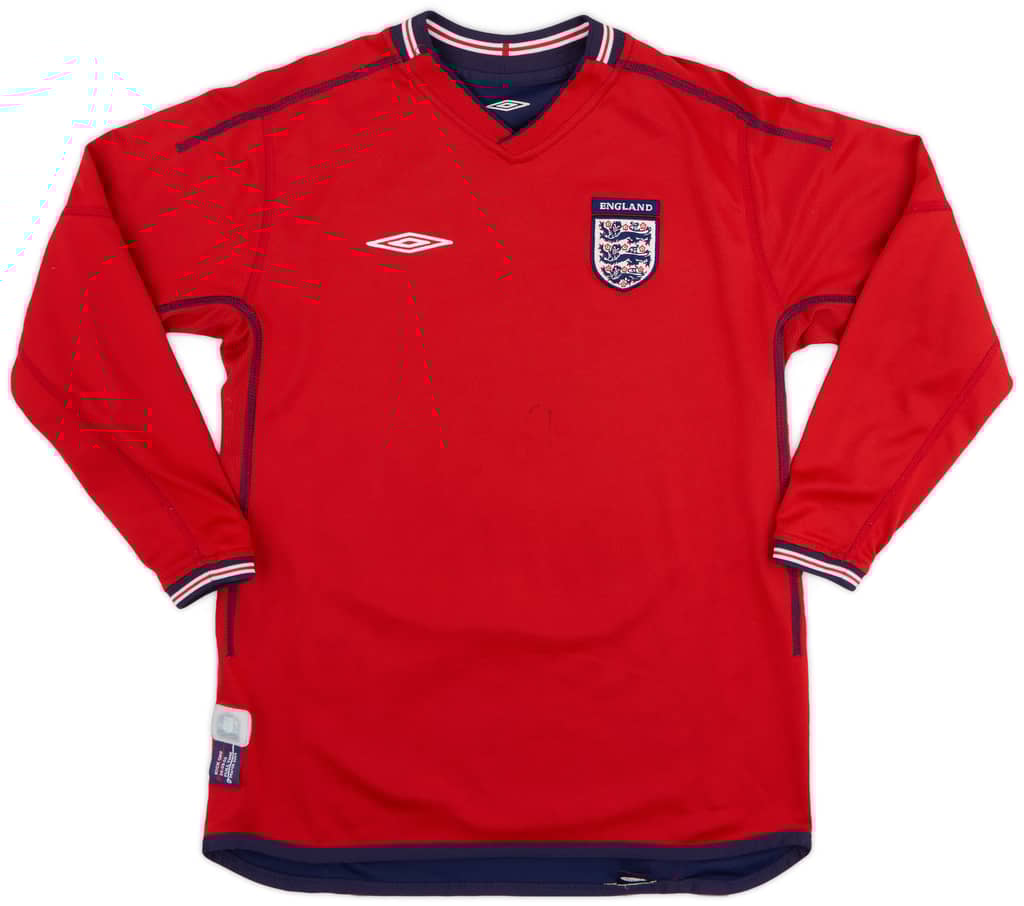 2002-04 England Away Shirt - 7/10 - (XL.Boys)