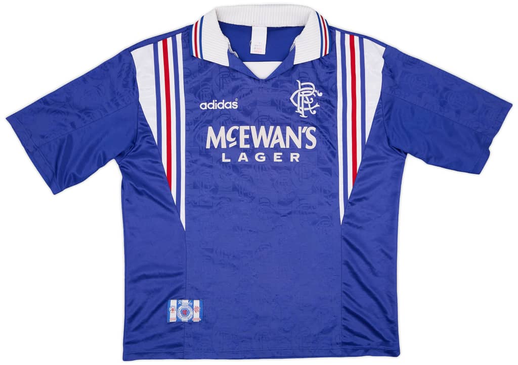 1996-97 Rangers Home Shirt - 8/10 - (XL)
