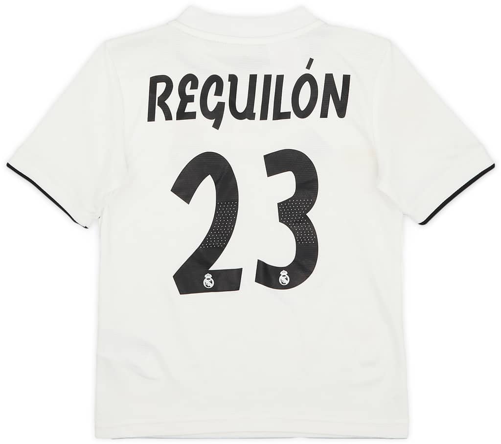 2018-19 Real Madrid Home Shirt Reguilon #23 - 6/10 - (7-8 Years)