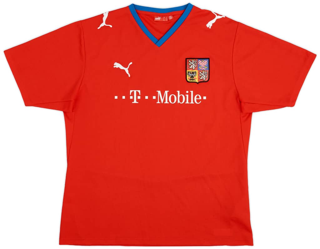 2008-09 Czech Republic Basic Home Shirt - 9/10 - (L)