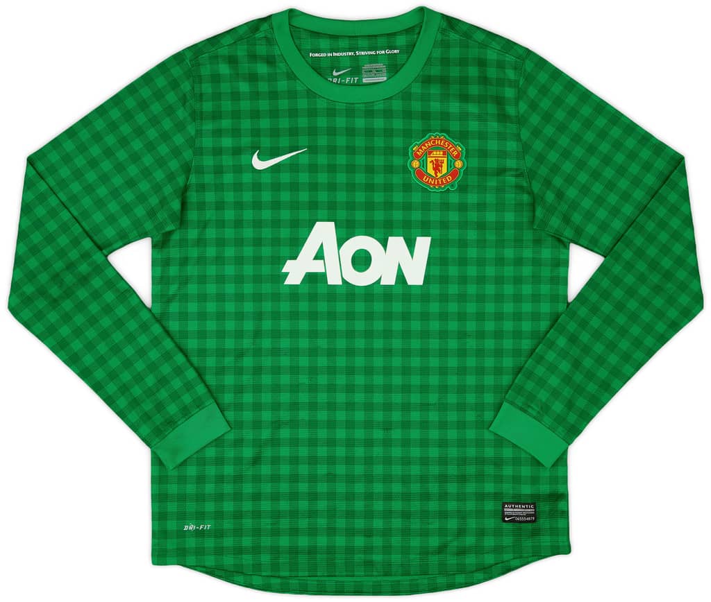 2012-13 Manchester United GK Shirt - 6/10 - (XL.Boys)