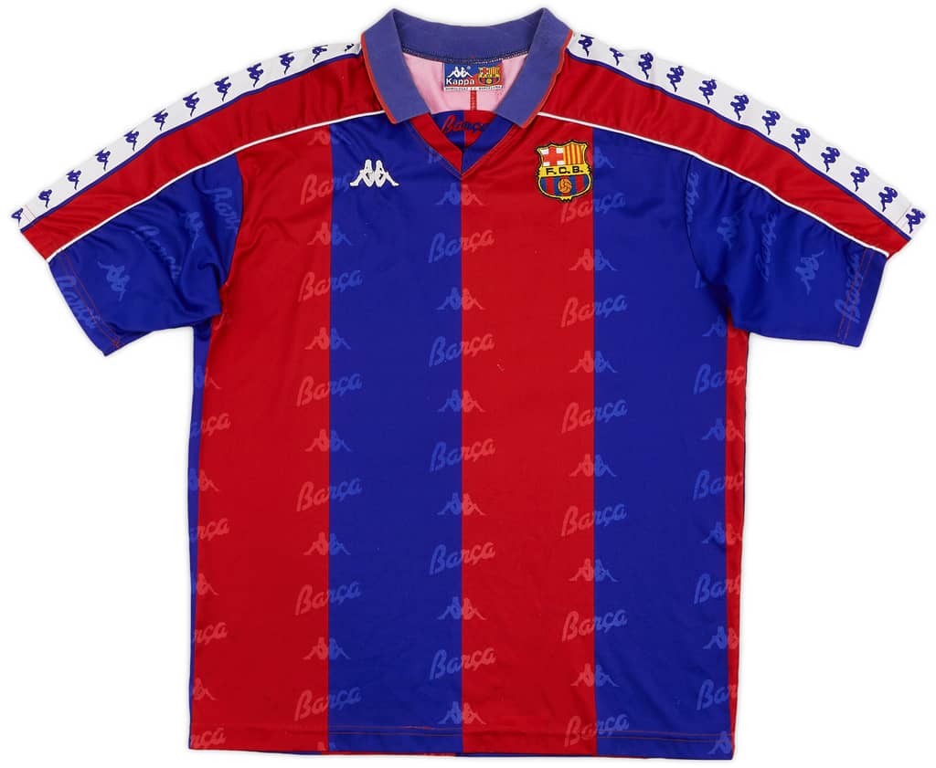 1992-95 Barcelona Home Shirt - 8/10 - (L)