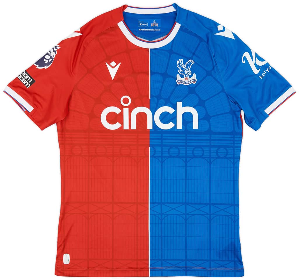 2023-24 Crystal Palace Match Issue Home Shirt Doucouré #28