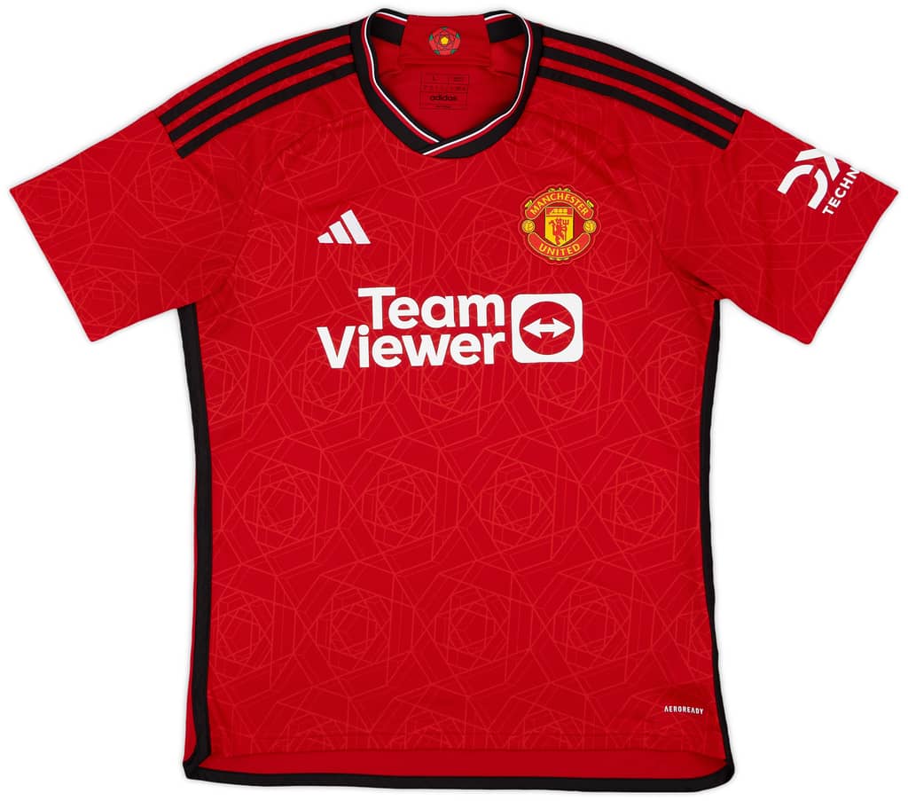 2023-24 Manchester United Home Shirt Garnacho #17 - 10/10 - (L)