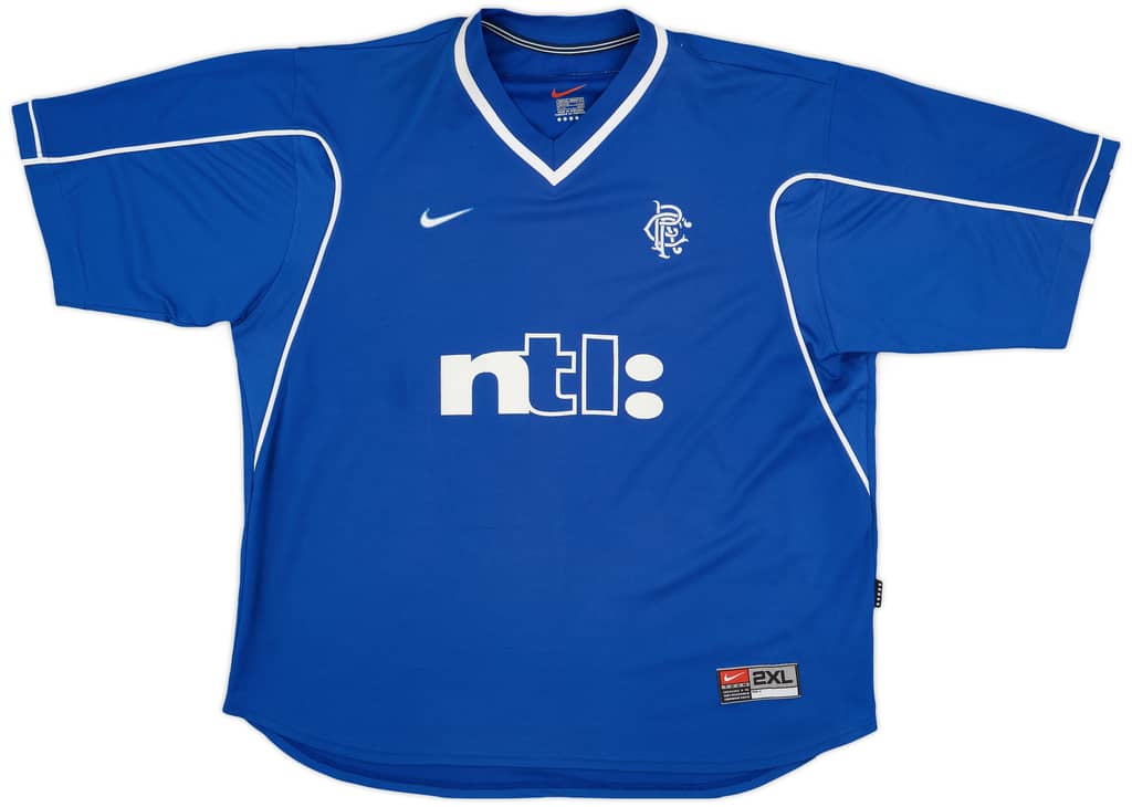 1999-01 Rangers Home Shirt - 8/10 - (XXL)