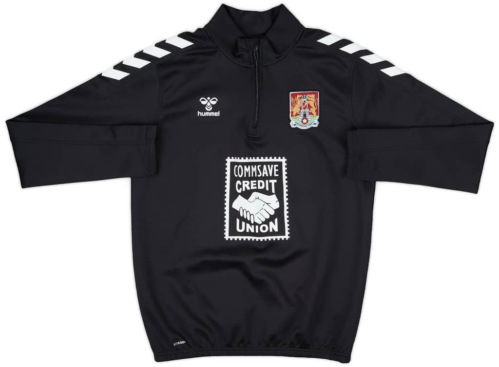 2021-22 Northampton Hummel 1/4 Zip Drill Top - 9/10 - (S)