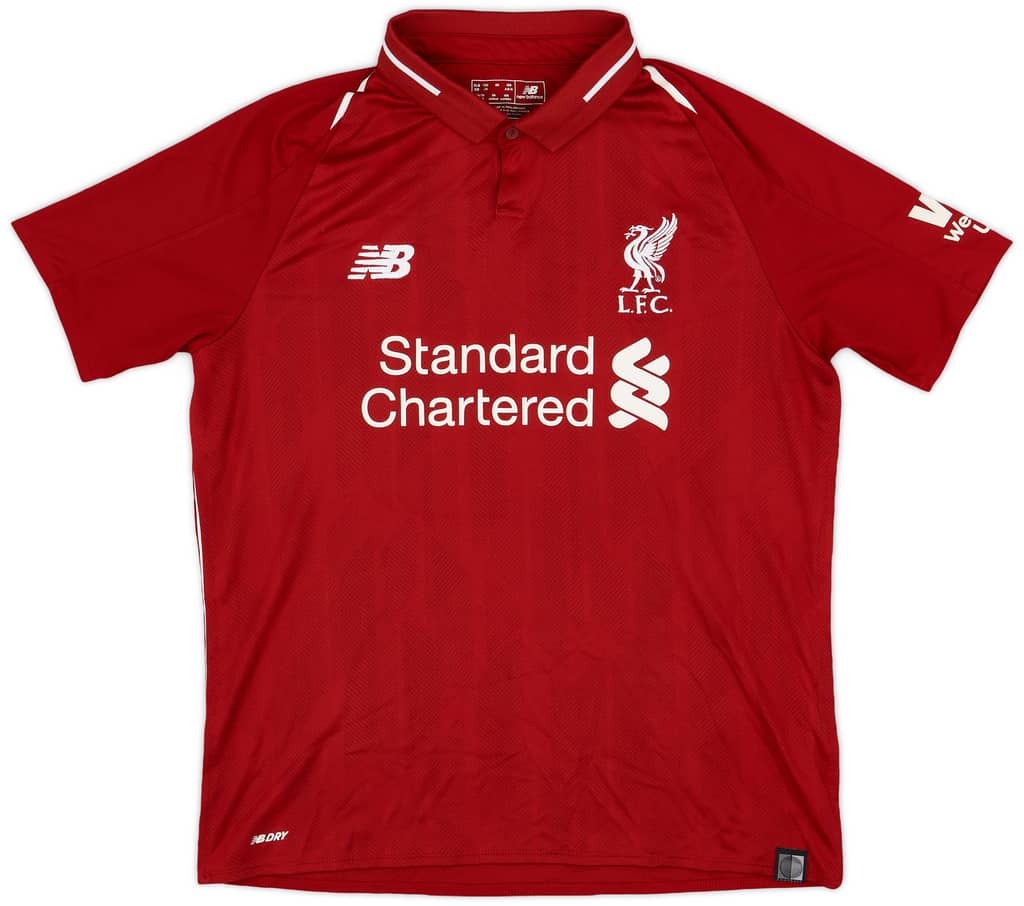 2018-19 Liverpool Home Shirt - 8/10 - (XL.Boys)