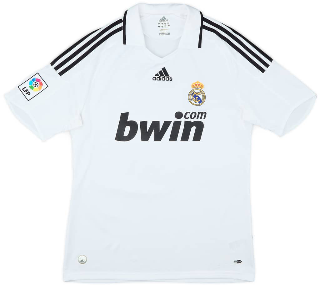 2008-09 Real Madrid Home Shirt Sneijder #10 - 5/10 - (M)