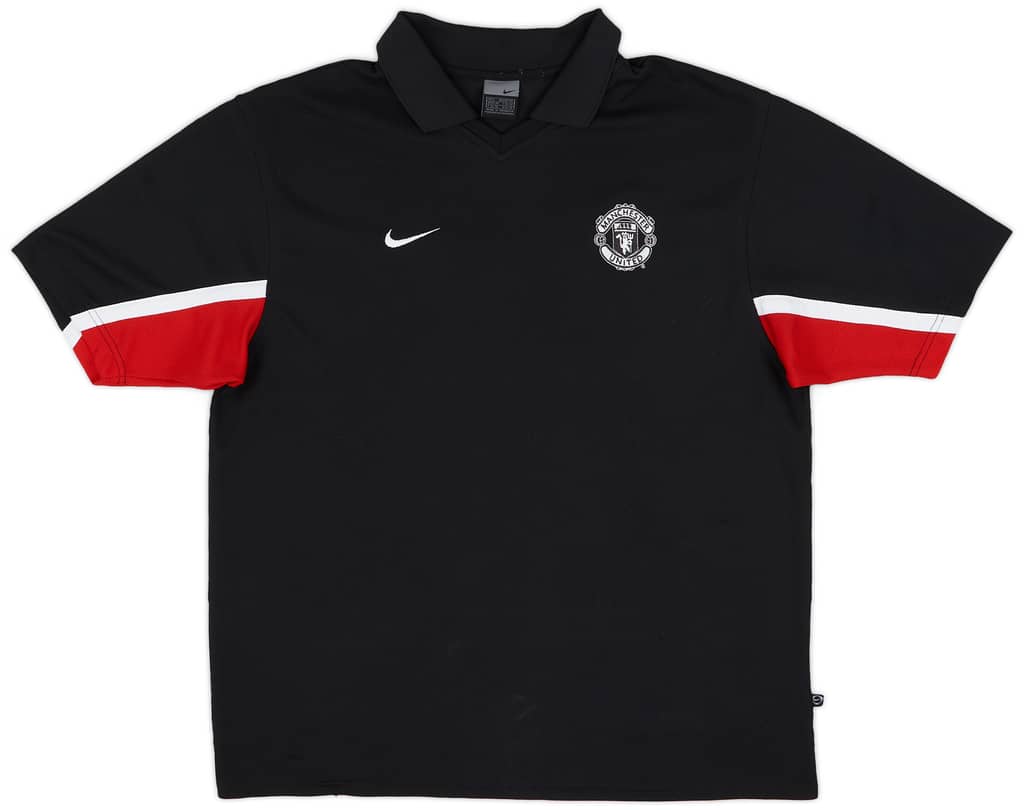 2003-04 Manchester United Nike Polo Shirt - 8/10 - (L)