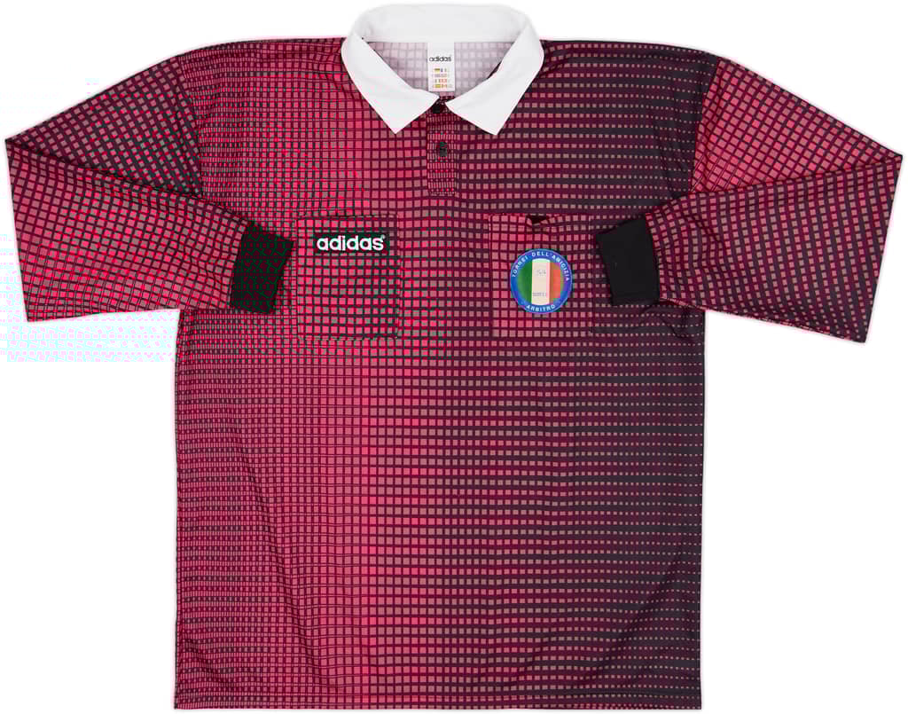 1990s Italy FIGC Diadora Referee L/S Shirt - 9/10 - (XL)