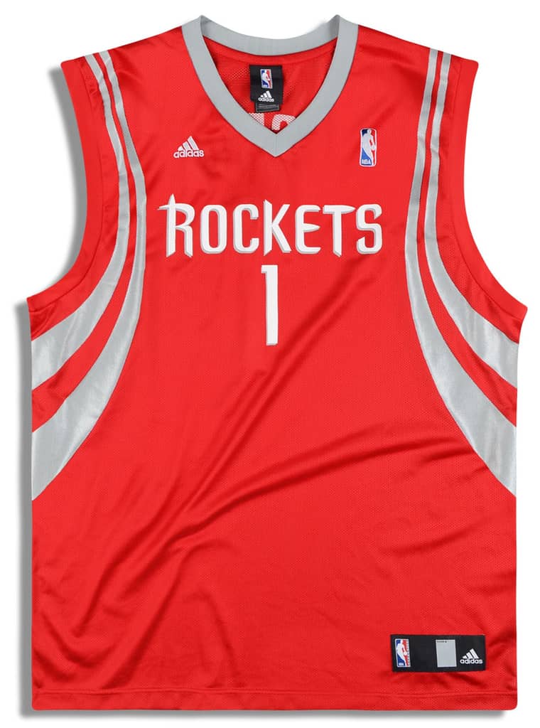 2006-10 Houston Rockets McGrady #1 adidas Jersey (Away) Y