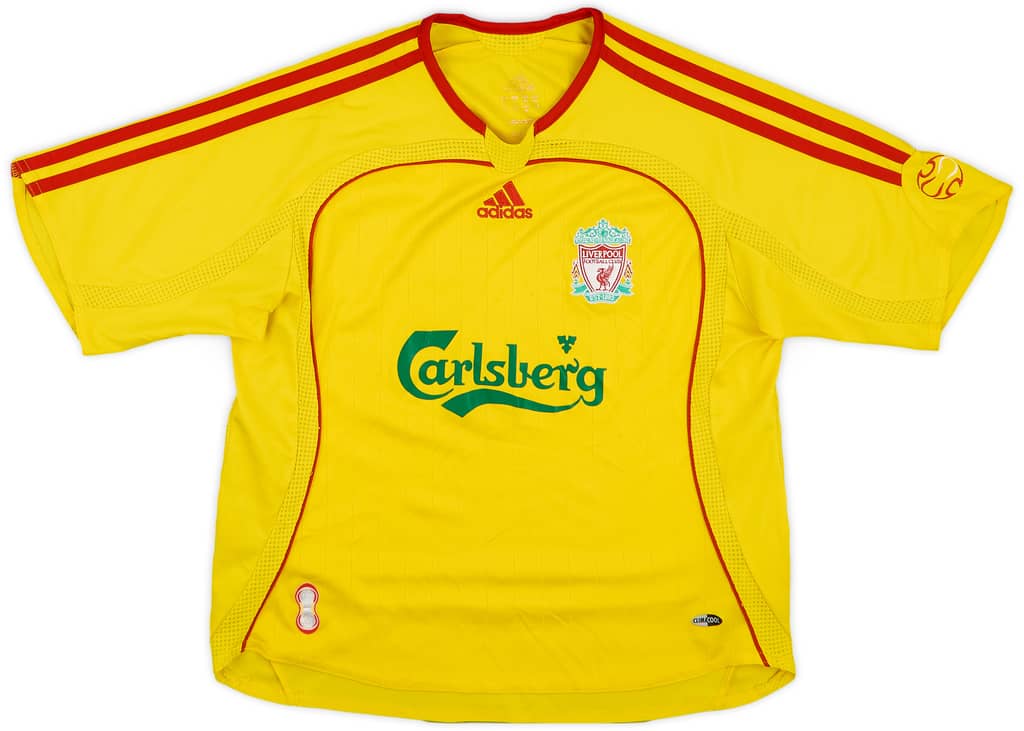2006-07 Liverpool Away Shirt - 8/10 - (M.Boys)