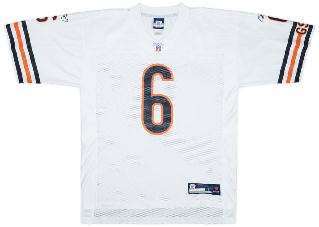 2009 Chicago Bears Cutler #6 Reebok On Field Away Jersey - 9/10 - (L)