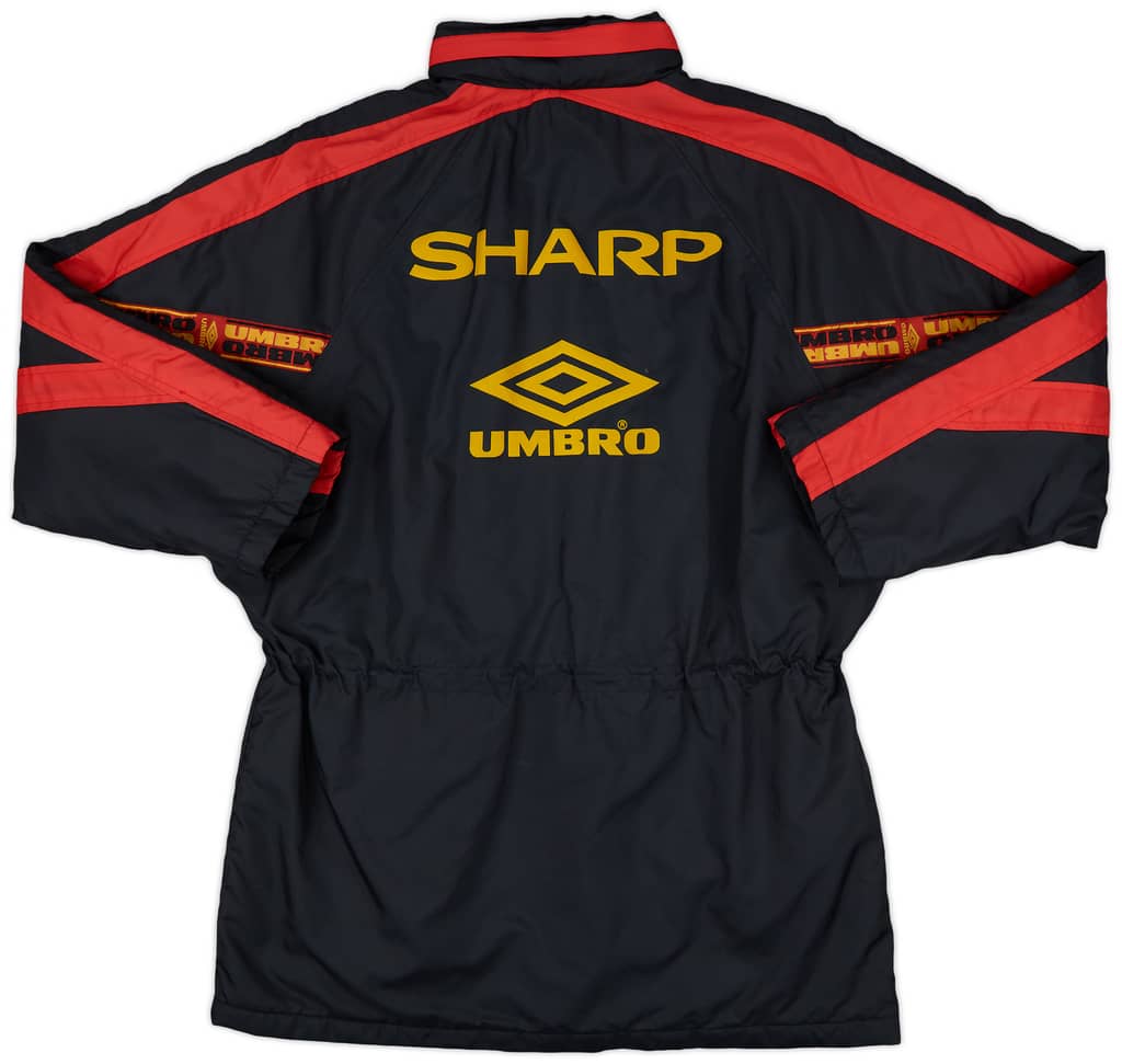 1994-95 Manchester United Umbro Padded Bench Coat - 9/10 - (L)