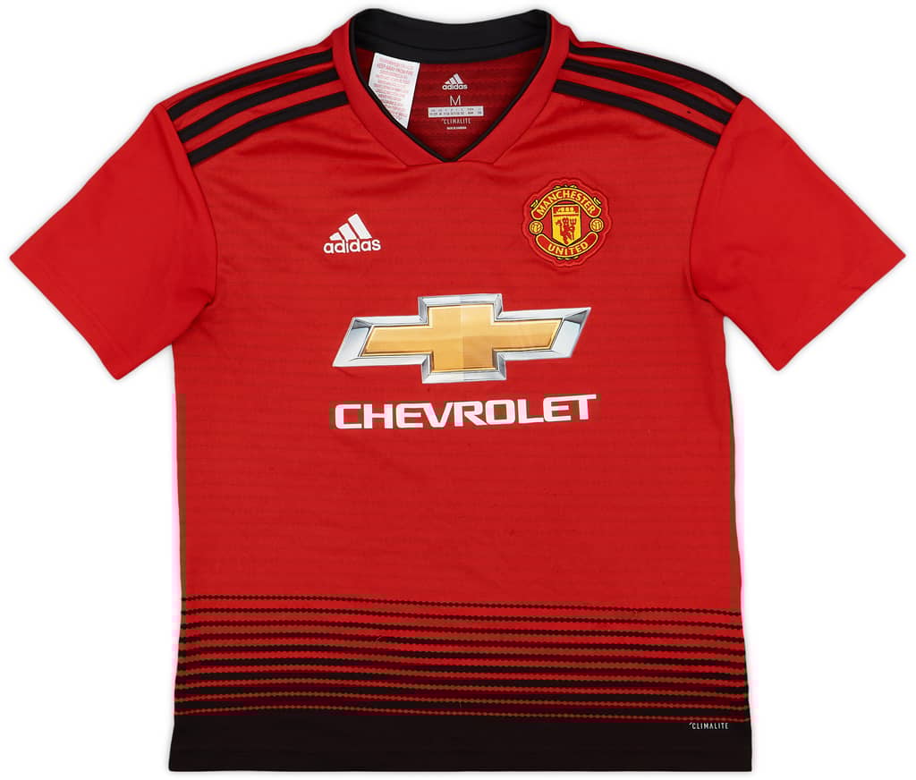 2018-19 Manchester United Home Shirt - 8/10 - (M.Boys)