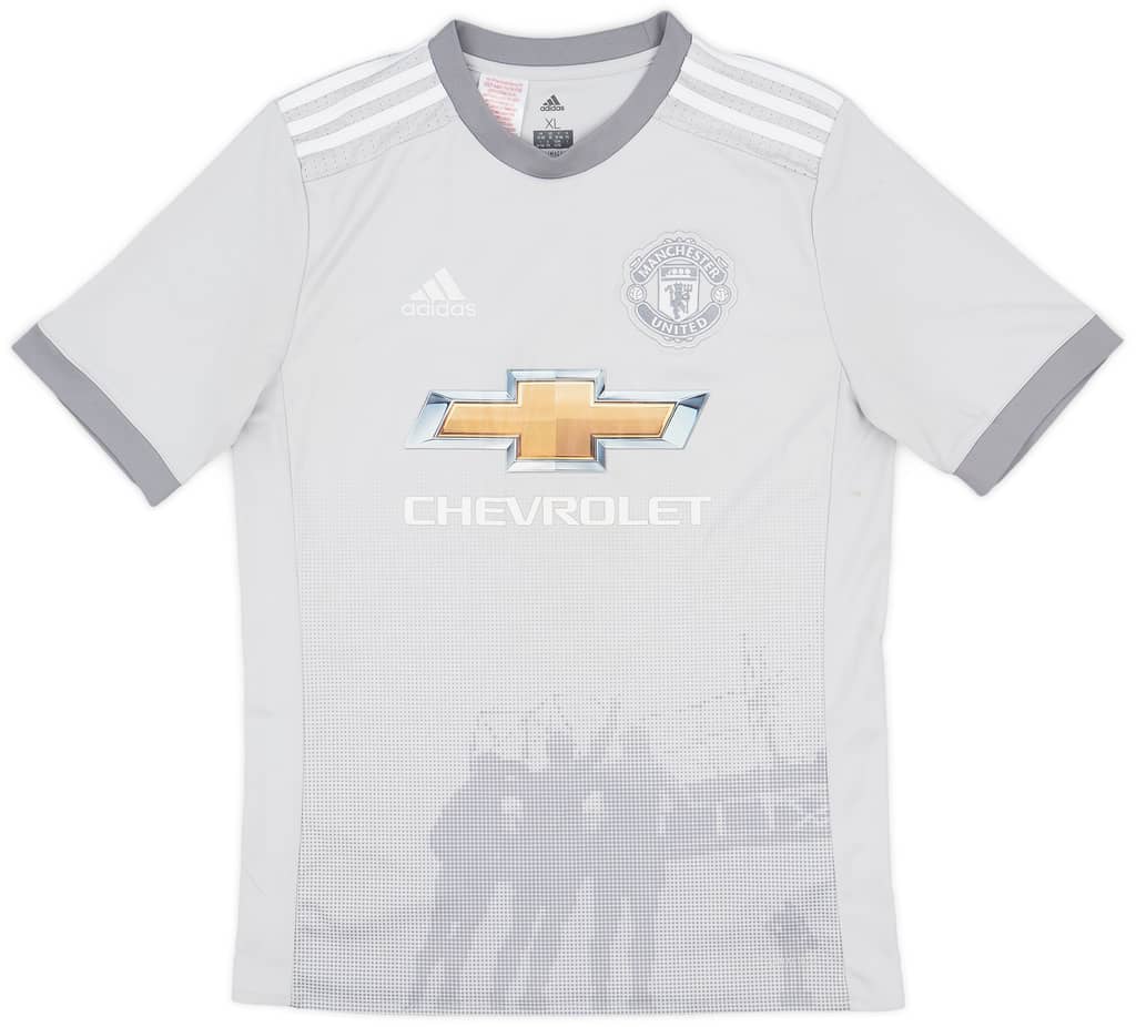 2017-18 Manchester United Third Shirt - 8/10 - (XL.Boys)