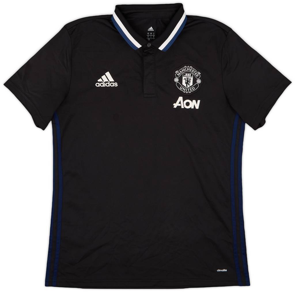 2016-17 Manchester United adidas Polo Shirt - 9/10 - (L)