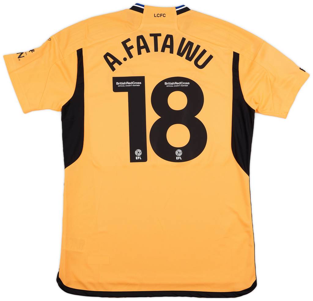 2023-24 Leicester Match Issue Third Shirt A. Fatawu #18