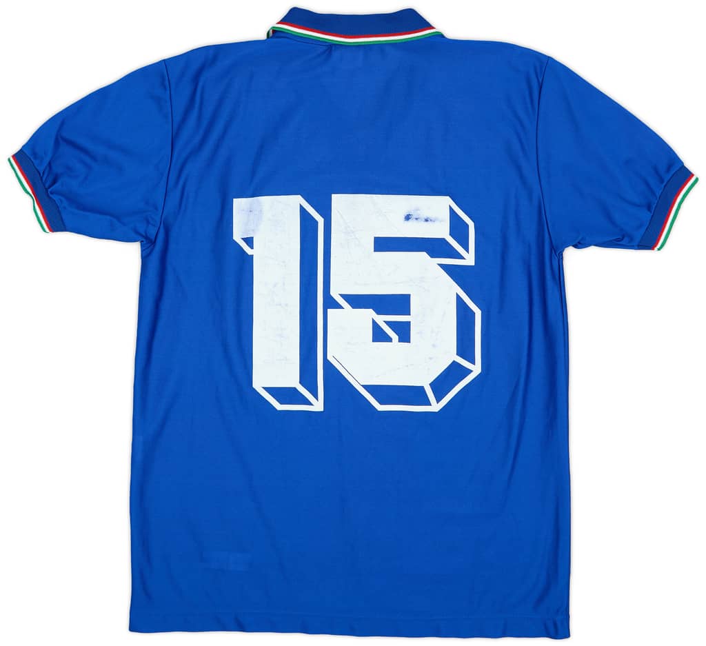 1986-88 Italy Home Shirt #15 (Baggio) - 6/10 - (M)